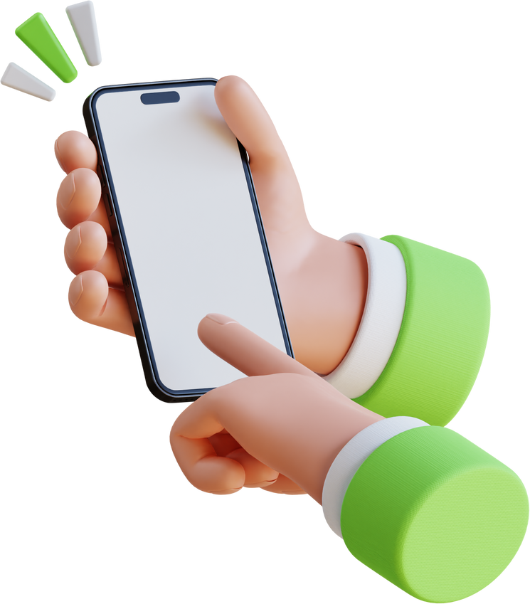 3D Mobile phone with touch